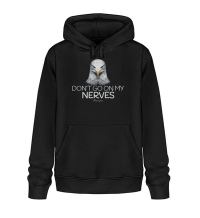 Dont go on my nervs · Unisex Bio Hoodie-Unisex Bio Hoodie-Black-XS-Mooinzen