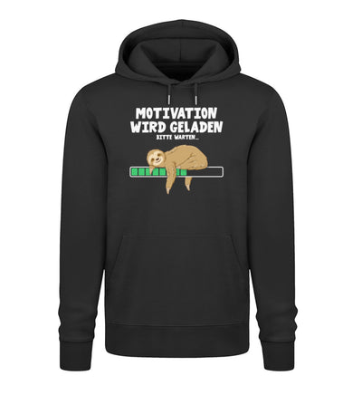 Faultier Motivation · Unisex Premium Bio Hoodie 2.0-Unisex Premium Bio Hoodie 2.0-Black-XS-Mooinzen