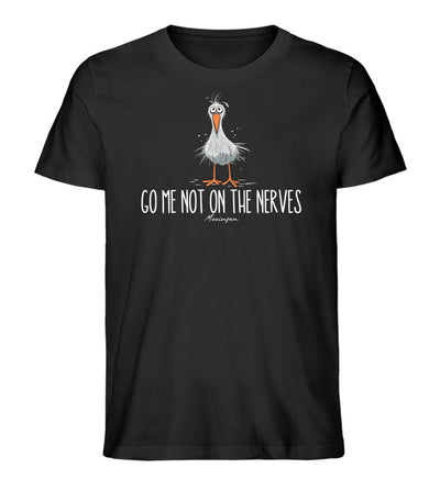 Go me not on the nerves · Herren Premium Bio T-Shirt-Herren Premium Bio T-Shirt-Black-XS-Mooinzen