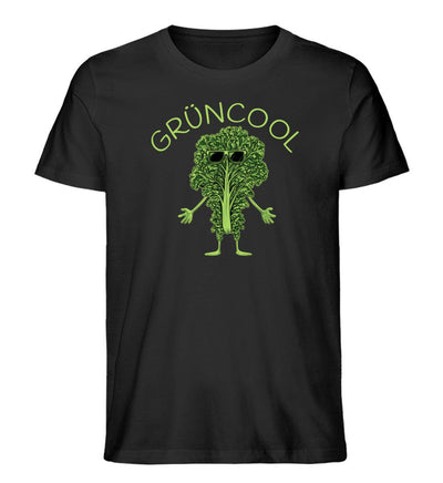 Grüncool · Herren Premium Bio T-Shirt-Herren Premium Bio T-Shirt-Black-XS-Mooinzen