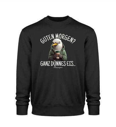 Guten Morgen? ganz dünnes Eis.. · Unisex Premium Bio Sweatshirt 2.0-Unisex Premium Bio Sweatshirt 2.0-Black-XS-Mooinzen