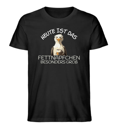 Heute ist das Fettnäpfchen besonders groß · Herren Premium Bio T-Shirt-Herren Premium Bio T-Shirt-French Navy-XS-Mooinzen