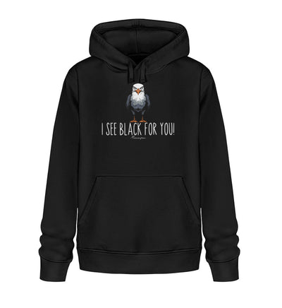 I see black for you · Unisex Bio Hoodie-Unisex Bio Hoodie-Black-XS-Mooinzen