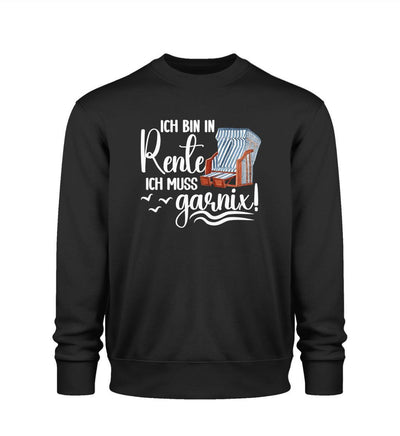 Ich bin in Rente · Unisex Premium Bio Sweatshirt 2.0-Unisex Premium Bio Sweatshirt 2.0-Black-XS-Mooinzen