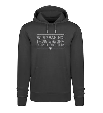 Ich habe eine andere Sicht auf die Dinge · Unisex Premium Bio Hoodie 2.0-Unisex Premium Bio Hoodie-Black-XS-Mooinzen