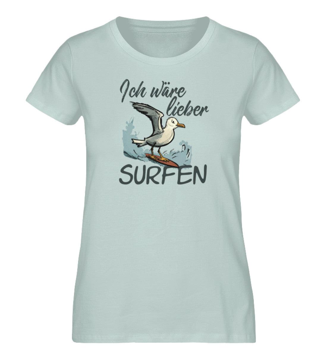 Möwen Yoga 2 · Damen Premium Bio T-Shirt