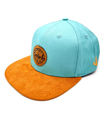 Life Is A Beach · Snapback-Snapback Cap-blue/brown-One size-Mooinzen