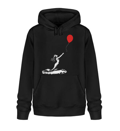 Meerjungfrau ballon · Unisex Bio Hoodie-Unisex Bio Hoodie-Black-XS-Mooinzen