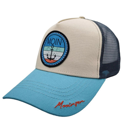 Moin Retro · Trucker Cap-Trucker Cap-blue/white-One size-Mooinzen