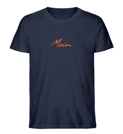 Moin Stick Navy · Herren Premium Bio T-Shirt-Herren Premium Bio T-Shirt Stick-french-navy-S-Mooinzen