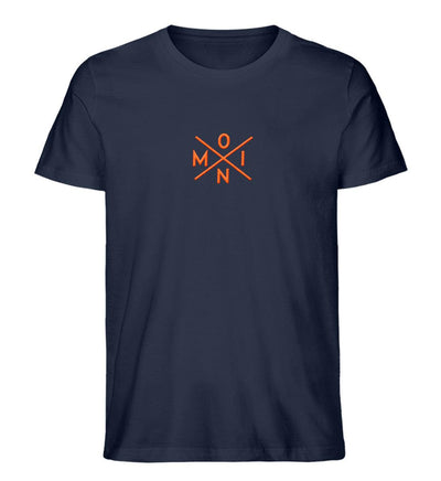 Moin X Stick Navy · Herren Premium Bio T-Shirt-Herren Premium Bio T-Shirt Stick-french-navy-S-Mooinzen