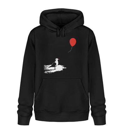 Möwe Ballon · Unisex Bio Hoodie-Unisex Bio Hoodie-Black-XS-Mooinzen