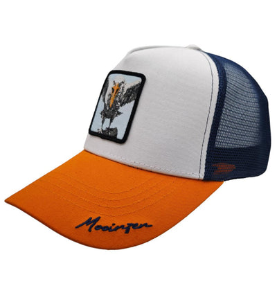 Möwen Attacke · Trucker Cap-Trucker Cap-blue/white/orange-One size-Mooinzen