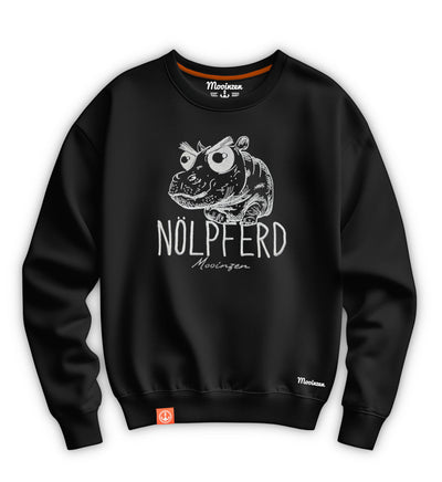 Nöelpferd · Unisex Signature Bio Sweatshirt (merzerisiert)-Unisex Signature Bio Sweatshirt-black-beauty-S-Mooinzen