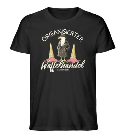 Organisierter Waffelhandel · Herren Premium Bio T-Shirt-Herren Premium Bio T-Shirt-Black-XS-Mooinzen