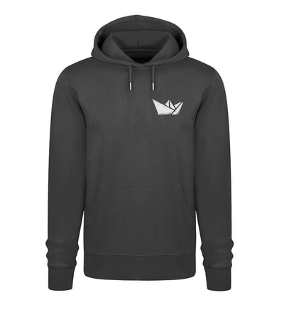 Papierboot Origami Stick · Unisex Premium Bio Hoodie 2.0-Unisex Premium Bio Hoodie-Black-XS-Mooinzen